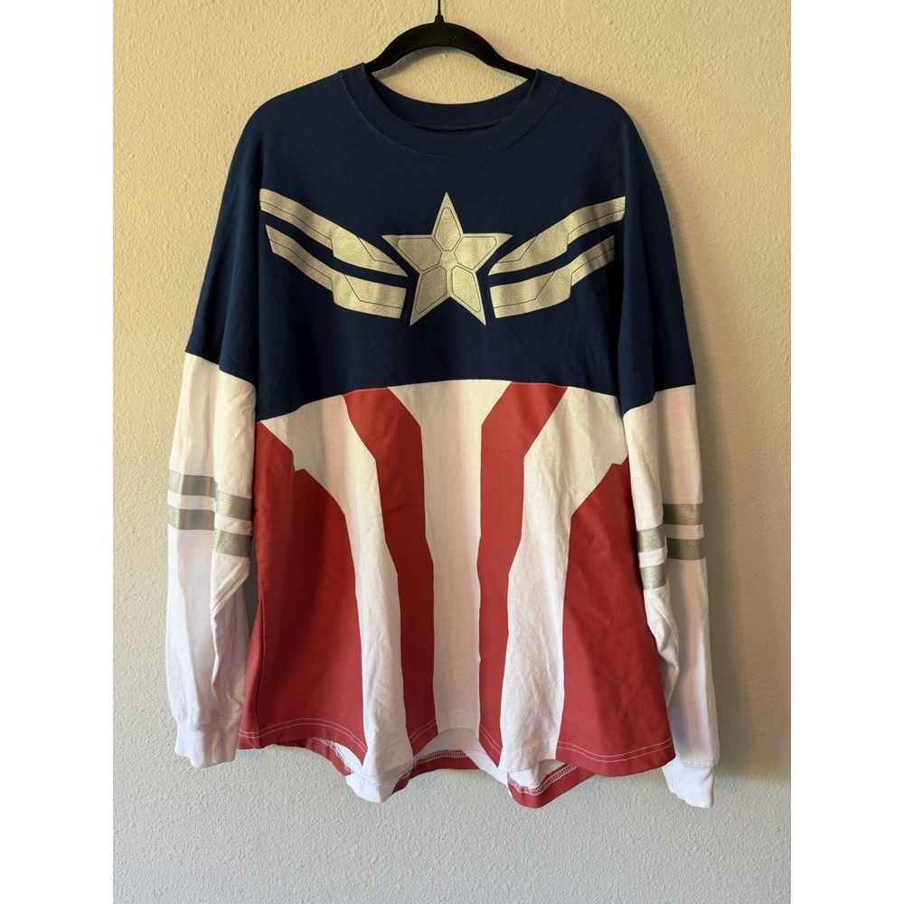 Disney Marvel Captain America Spirit Jersey The Falcon Winter Soldier Adult XL